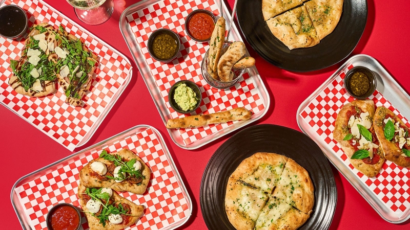 Food table pizza
